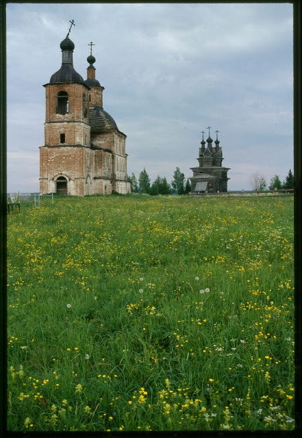 Church of Resurrection (1752), and log Church of St....