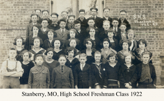 Stanberry, MO, HS Freshmen 1922