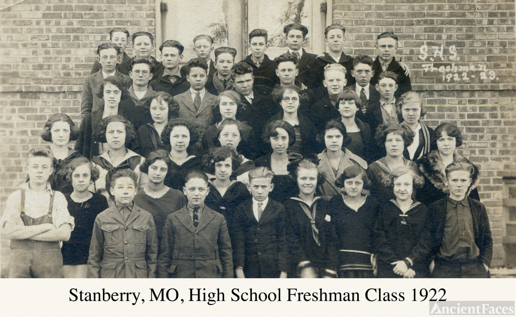 Stanberry, MO, HS Freshmen 1922