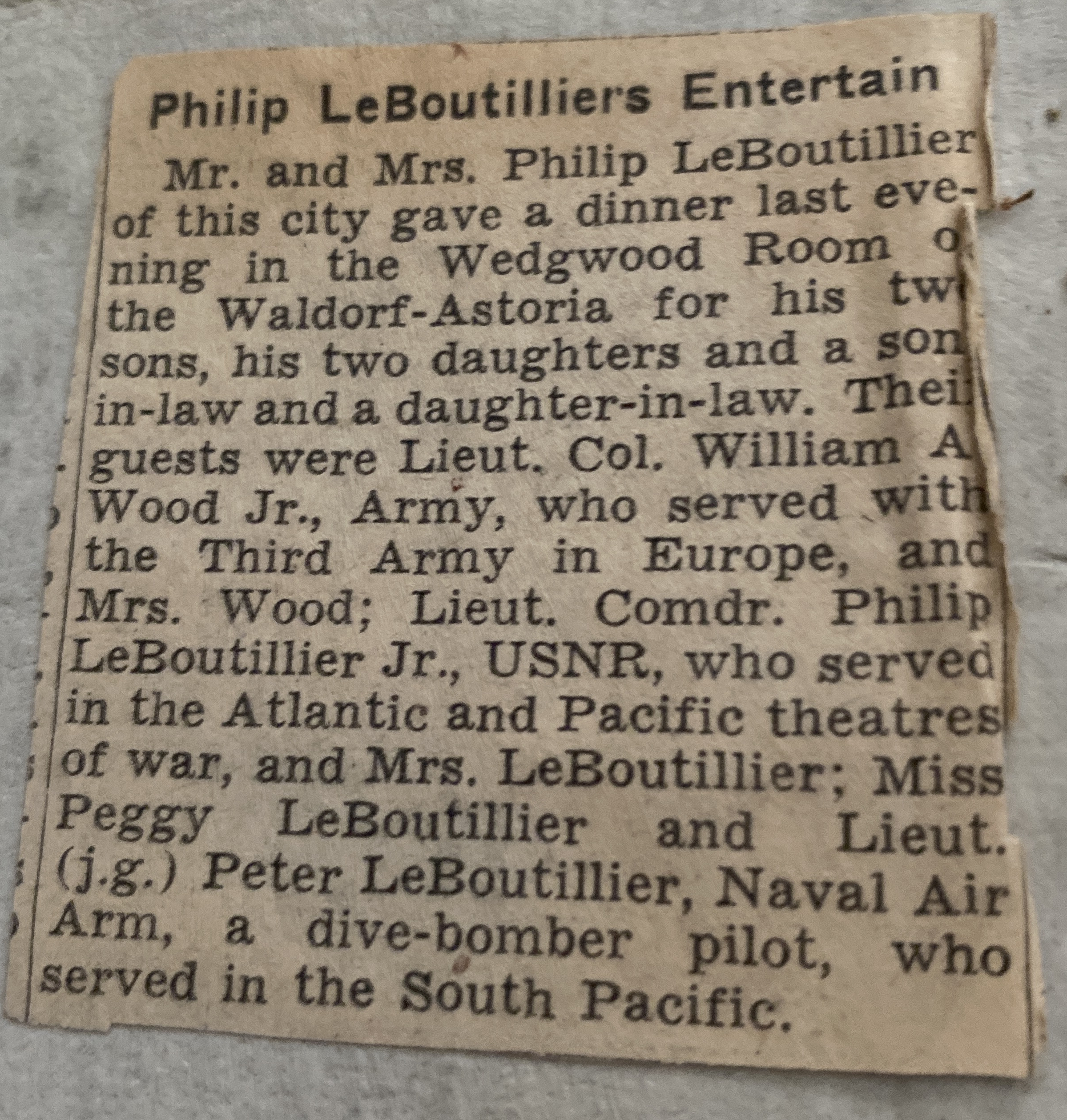 Phillip G Leboutillier