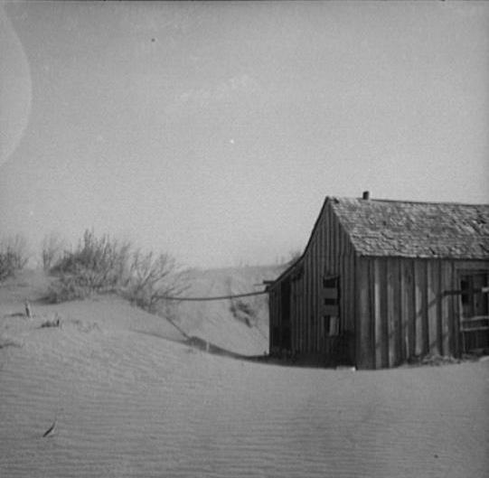 Abandoned farm in the dust bowl area. Oklahoma
