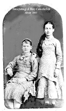 Sarah M. and Mary C. Sisk, c 1883