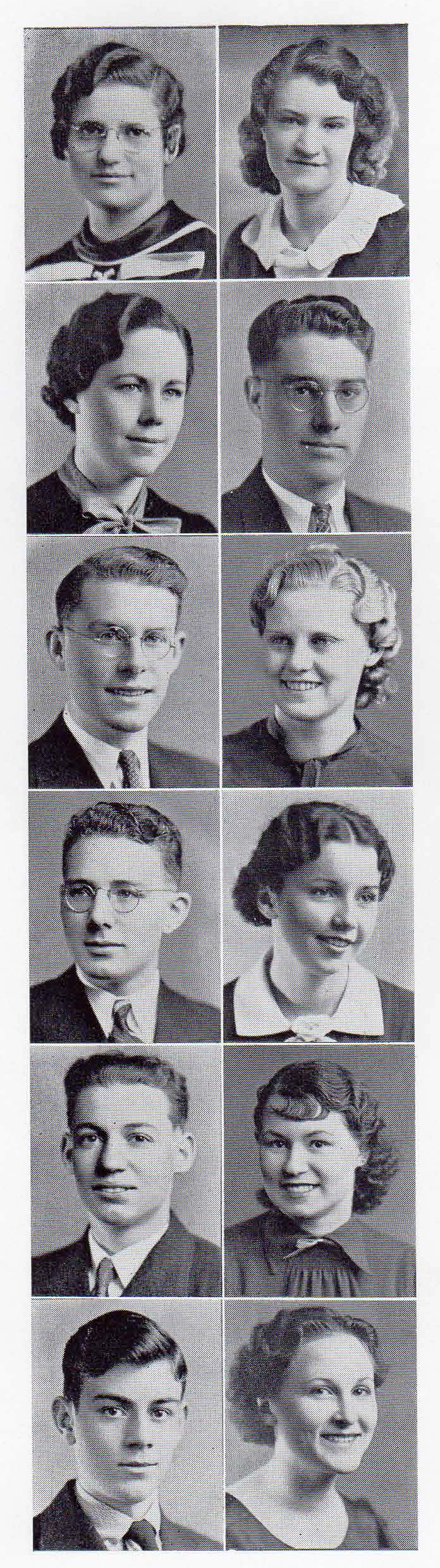 Frances Joseph & Anaconda High School, Montana 1937