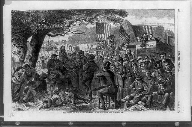 The Fourth of July in the country / drawn by Charles G....