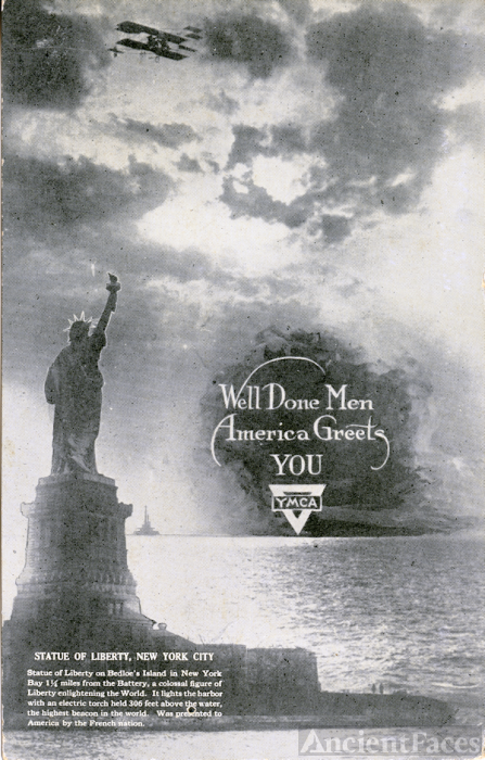 YMCA World War I postcard