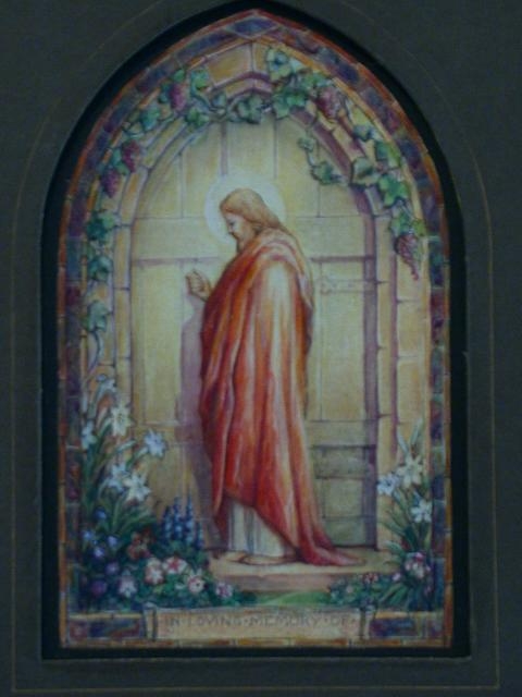 [Design drawing for stained glass Landsberg Memorial...
