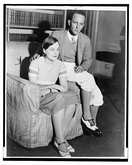 [Lieutenant and Mrs. Thomas H. Massie, full-length...