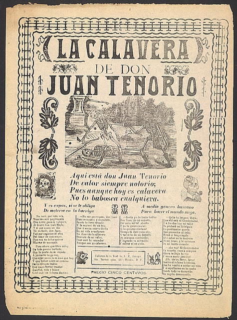 La calavera de Don Juan Tenorio