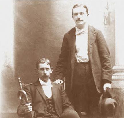 Jim Lewis & railroad buddy