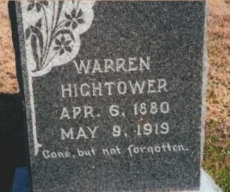 Warren M. Hightower Gravesite