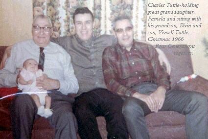 Four Generations of the Tuttle family, 1966