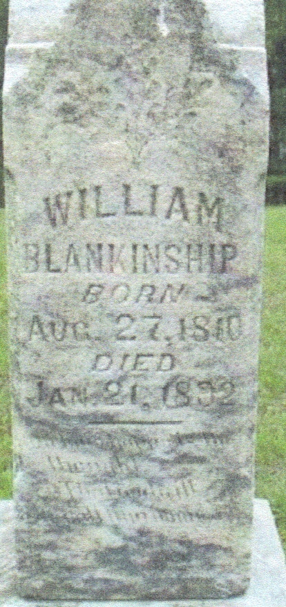 William Blankenship gravesite
