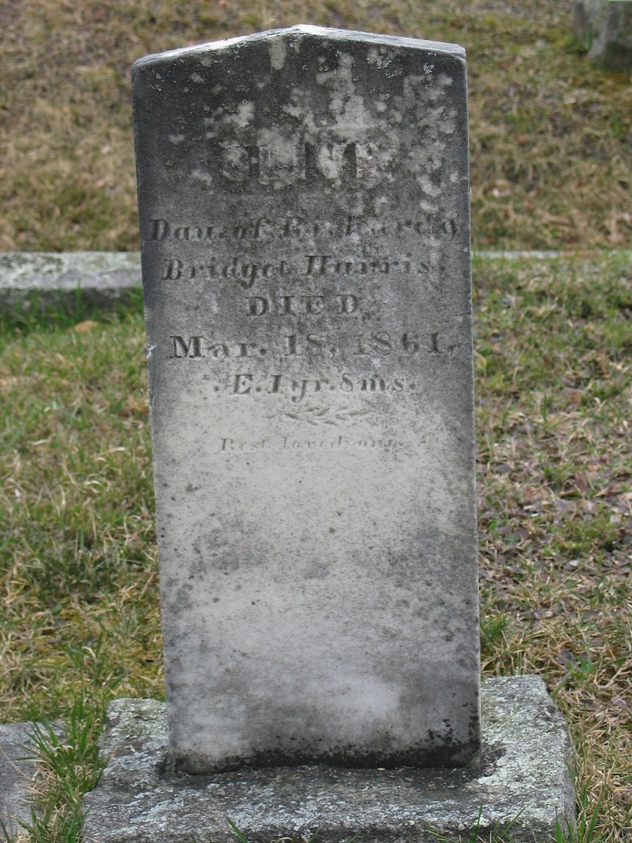 Olive Harris gravestone