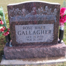 Rose Marie (Harrison) Gallagher's Gravesite