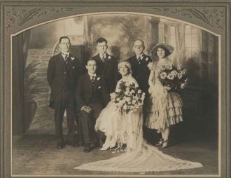 Lavallee & Boisvert Wedding 1929, MA