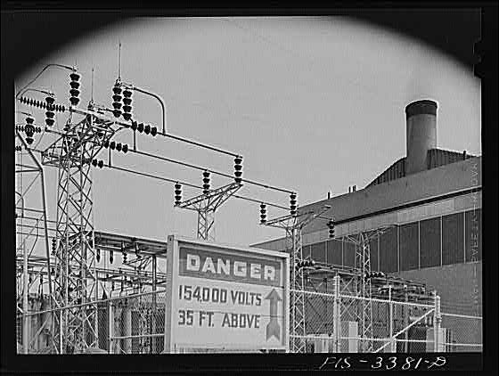Watts Bar Dam, Tennessee. Tennessee Valley Authority...
