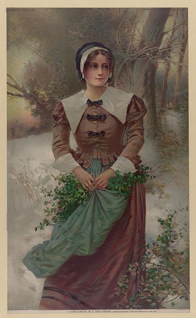 A fair Puritan / E. Percy Moran.