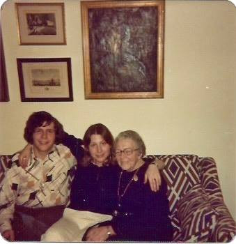 Doug and Cindy Farber and Grandma Miriam.