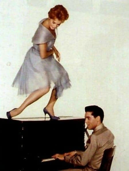 Juliet Prowse and Elvis