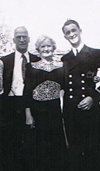 Harry Stevens with mother florinda and dad Fred