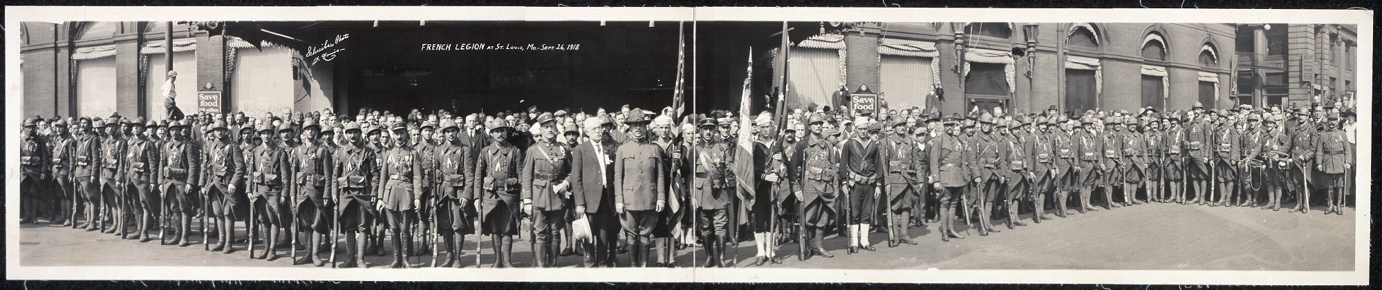French Legion at St. Louis, Mo., Sept. 26, 1918