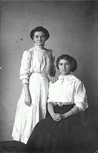 Grandma (Chamberlain) Downing school picture
