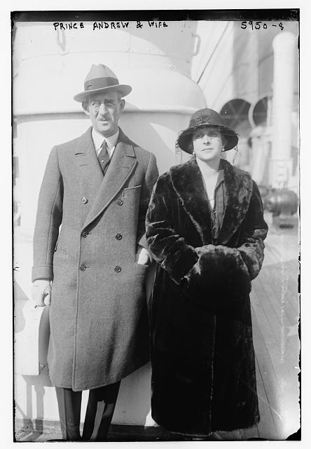 Prince Andrew and wife