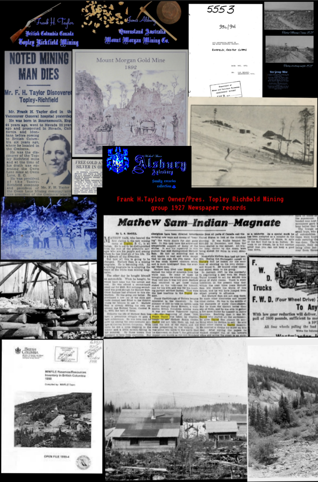 Frank H. Taylor Topley Richfield Mining Group