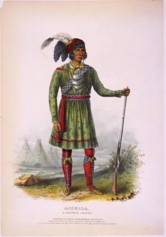 Asseola, a Seminole leader / drawn, printed, & coloured...