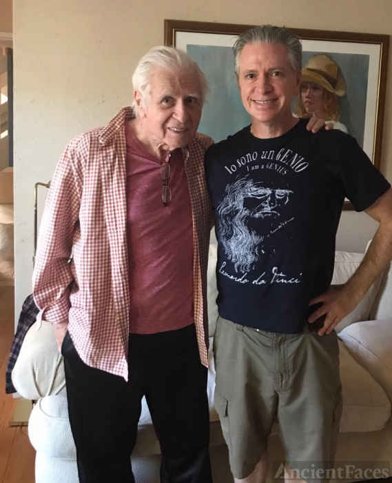 Gerald Gardner with his son Lindsay Gardner.