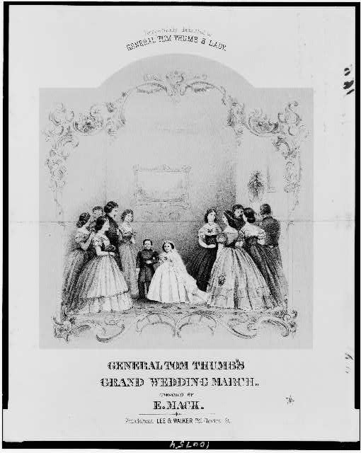 General Tom Thumb's grand wedding march
