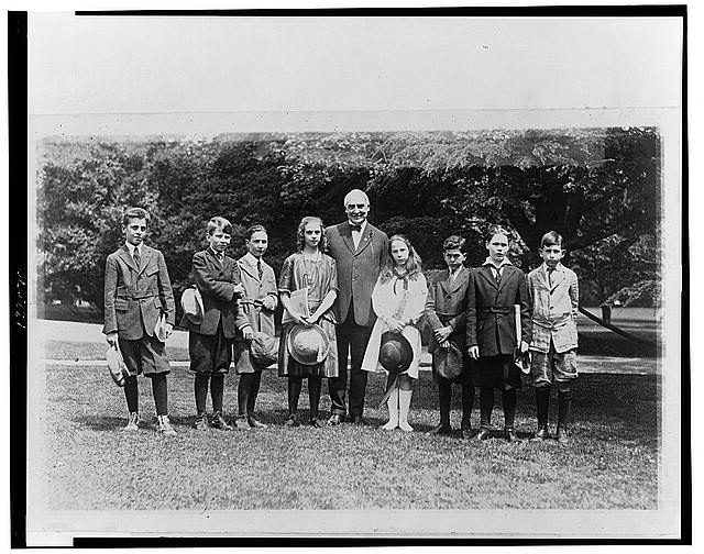 With members of the nature study class of John Buroughs...
