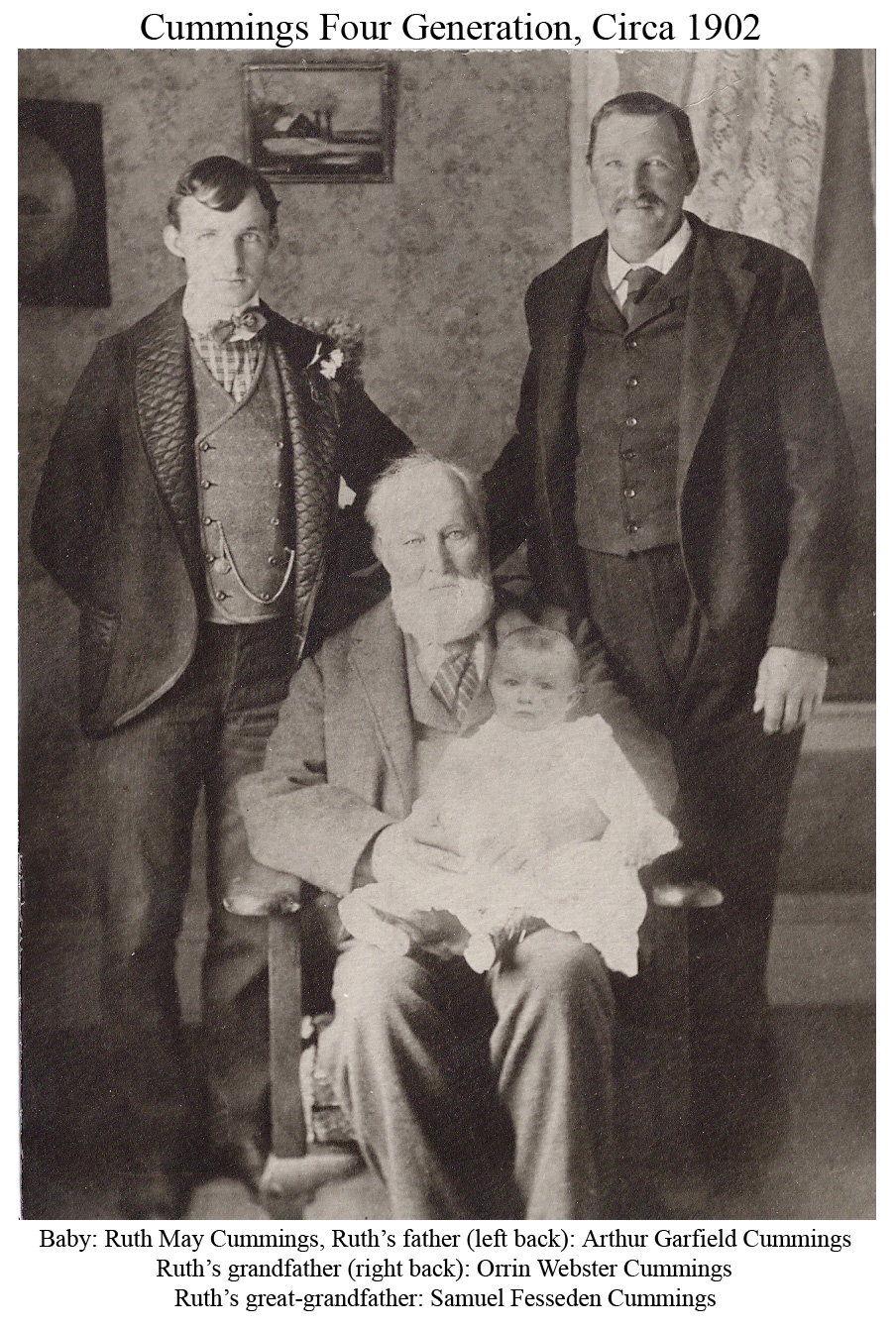 Ruth, Samuel, Orrin, & Arthur Cummings, MA