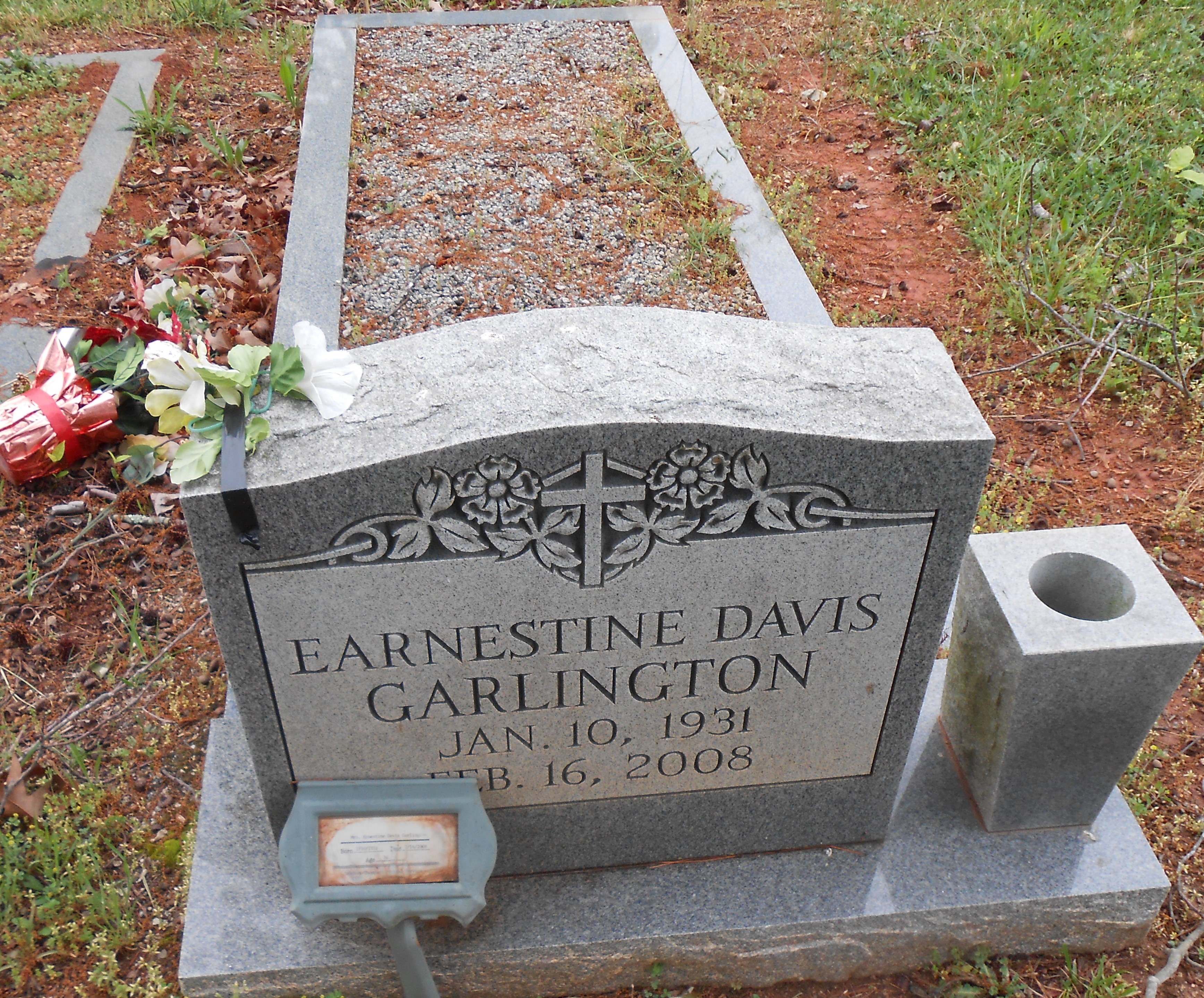 Earnestine Garlington gravesite