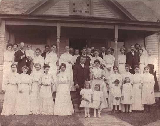 Group photo of Charles Worby /Lester Smith Wedding