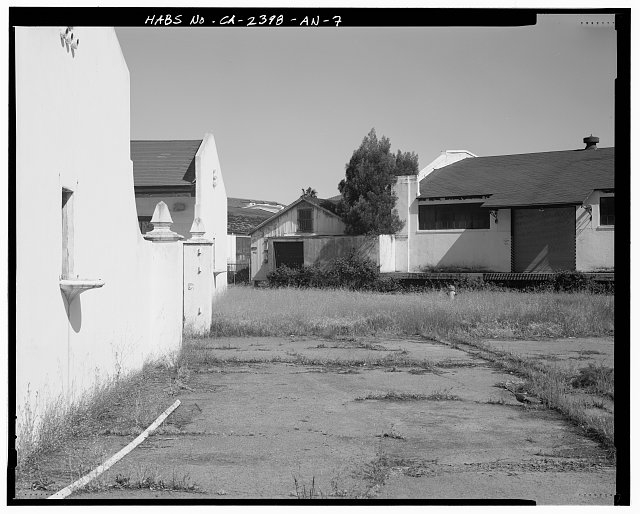 PARTIAL NORTHWEST ELEVATION, ALSO SHOWING SOUTHWEST ENTRY...