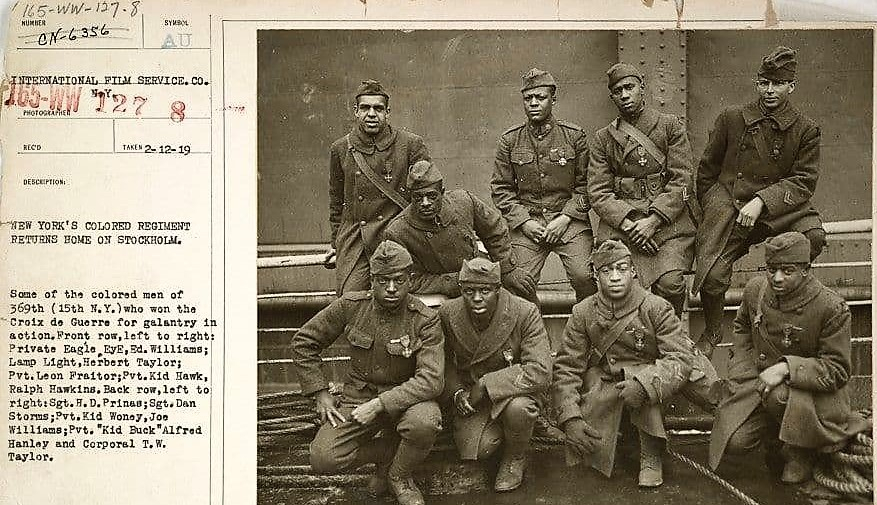 Harlem Hell Fighters return to New York, 