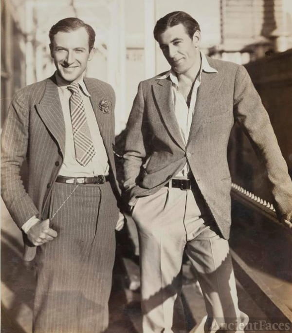 Cecil Beaton and Gary Cooper in the 1930's