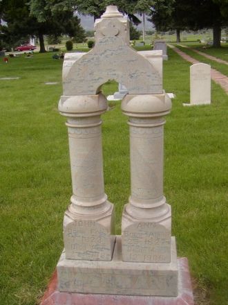 Gravestone Of John Ashman & Ann Wilde
