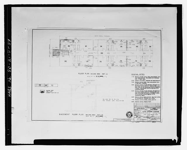 24. Floor plan Part 1-A #4 of 21. - Ellsworth Air Force...