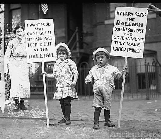 Raleigh Hotel waiters strike