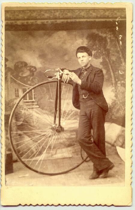 Grandfather With  Bicycle