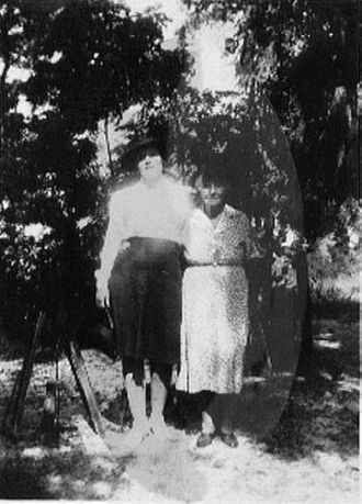 Emily Hull Bolender Dease and Edna Duggan Banks
