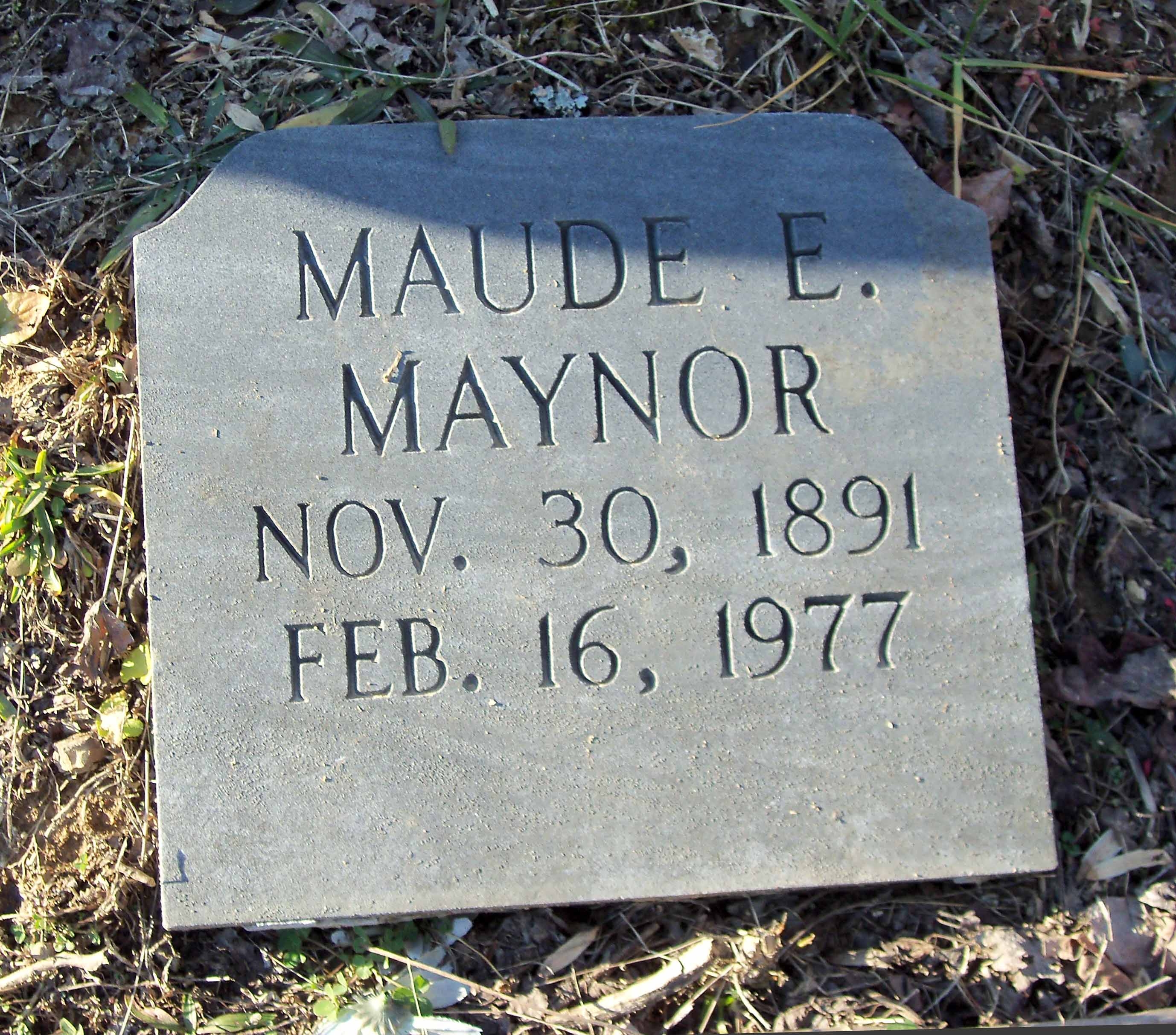 Maude Effie Hatfield Maynor gravesite