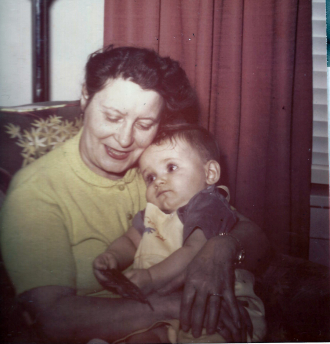Grandma Thyrza and me