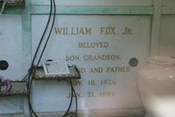 William Fox Jr's Vault in Salem Fields