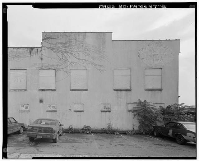 2. VIEW EAST, WEST PARTY WALL 219 FERRY STREET - Engine...