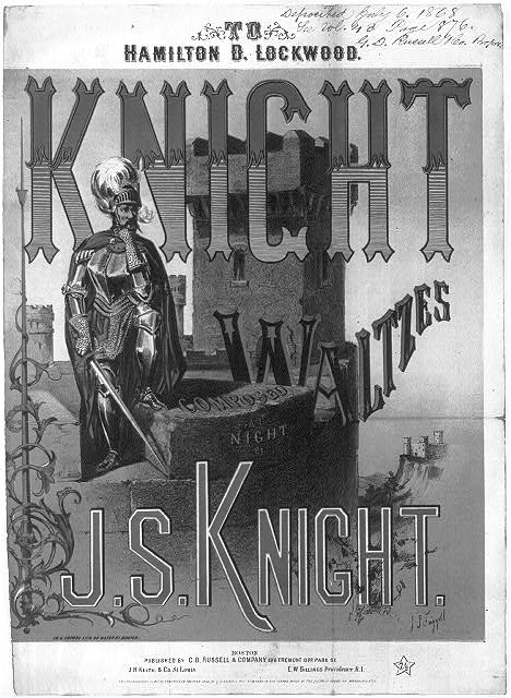 Knight Waltzes - Composed at night by J. S. Knight - To...