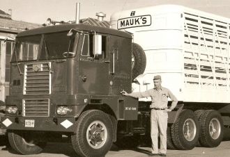 Wilbert Mauk and his Truck