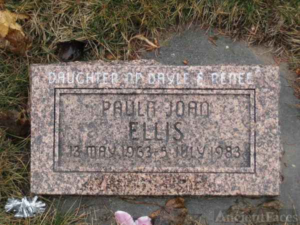 Paula Joan Ellis Headstone